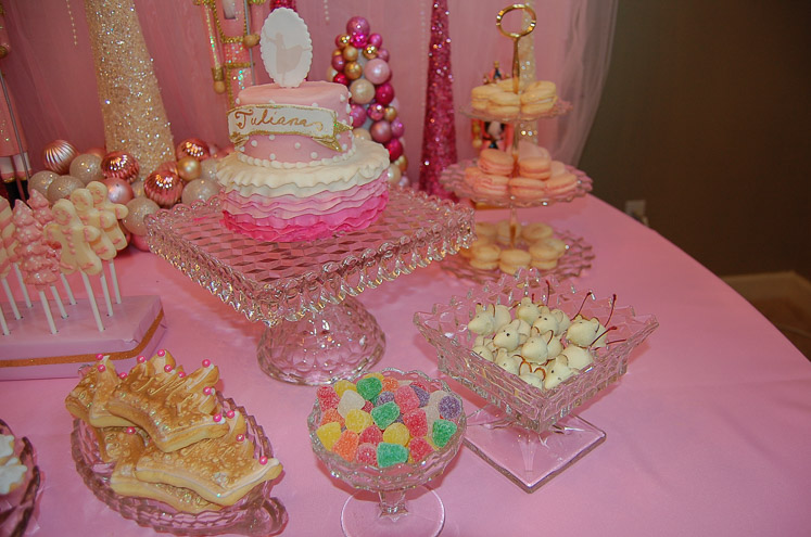 sweets table for nutcracker birthday party