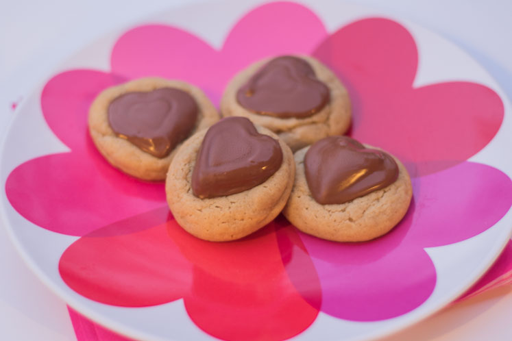 Peanut Butter Heart Cookies Recipe featured by popular Arkansas lifestyle blogger, Maune Legacy