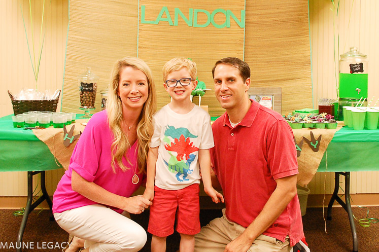 Dinosaur party ideas any kids would love, with Rex from the Toy Story movie. Festive dino treats, dinosaur hats, a Rex cake make this a fun party theme. - Dinosaur Party Ideas featured by popular Arkansas lifestyle blogger, Maune Legacy