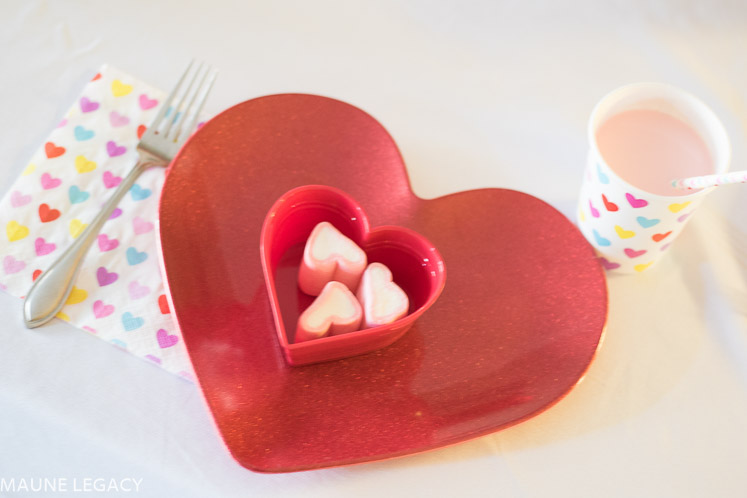 Sharing these kids Valentine's Day party ideas on the blog. One fun way to make your kids feel extra special is by planning a festive breakfast for them. - A Super Fun Kids Valentines Day Party featured by popular Arkansas lifestyle blogger, Maune Legacy | Fun Valentines Day Kids Party featured by top US lifestyle blog, Maune Legacy: image of Valentines party decorations