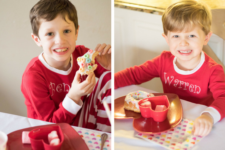 Sharing these kids Valentine's Day party ideas on the blog. One fun way to make your kids feel extra special is by planning a festive breakfast for them. - A Super Fun Kids Valentines Day Party featured by popular Arkansas lifestyle blogger, Maune Legacy | Fun Valentines Day Kids Party featured by top US lifestyle blog, Maune Legacy: image of Valentines party decorations
