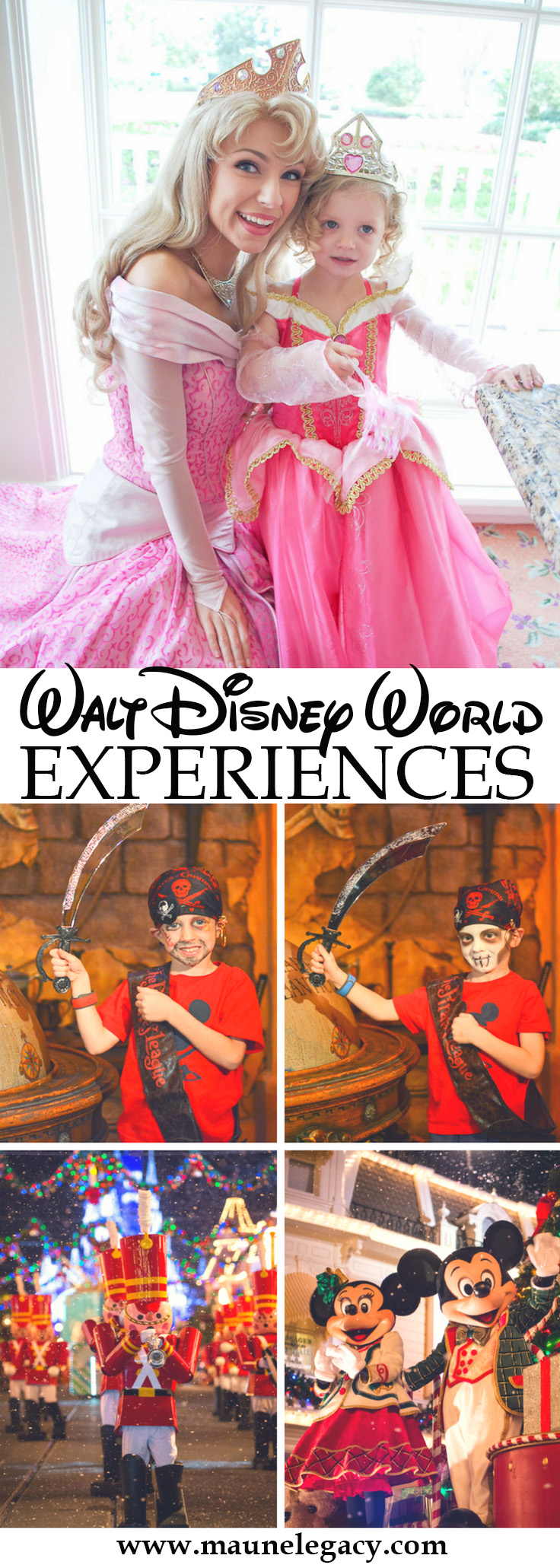 Popular lifestyle blogger Maune Legacy shares her Disney World experiences. From the tea party to the pirate league, there are so many unique experiences available. Check out these ideas and pin for your future trip!