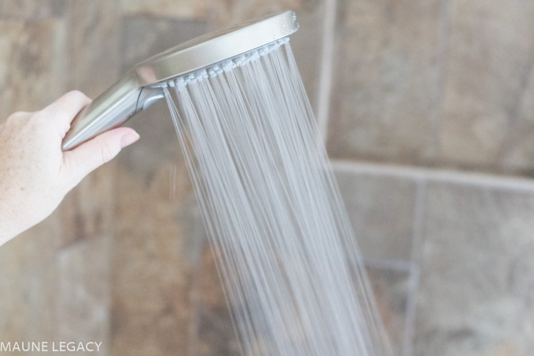 Arkansas lifestyle blogger, Jennifer from Maune Legacy, shares how to install handheld showerhead. Click for a easy guide along with decor ideas!