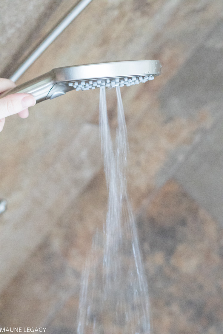 Arkansas lifestyle blogger, Jennifer from Maune Legacy, shares how to install handheld showerhead. Click for a easy guide along with decor ideas!