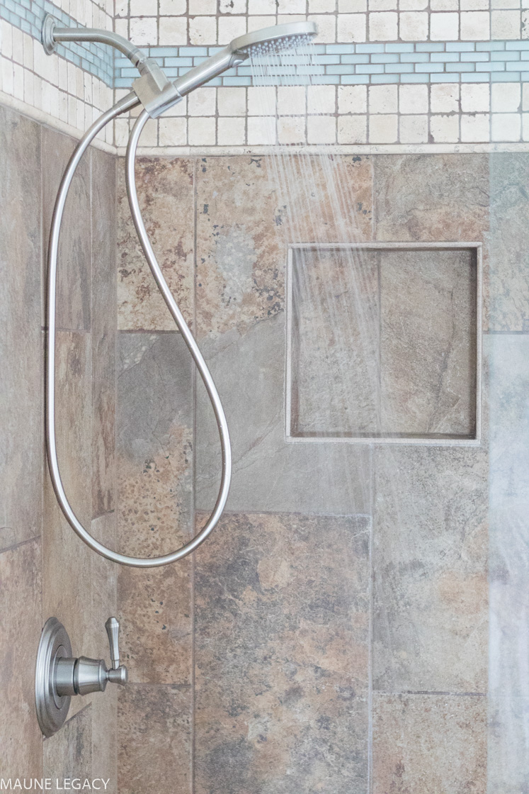 Arkansas lifestyle blogger, Jennifer from Maune Legacy, shares how to install handheld showerhead. Click for a easy guide along with decor ideas!