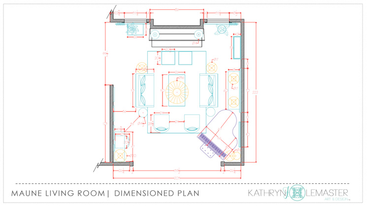 Top Arkansas lifestyle blogger, Jennifer from Maune Legacy, shares the process of working with a designer to create a transformational interior design plan.