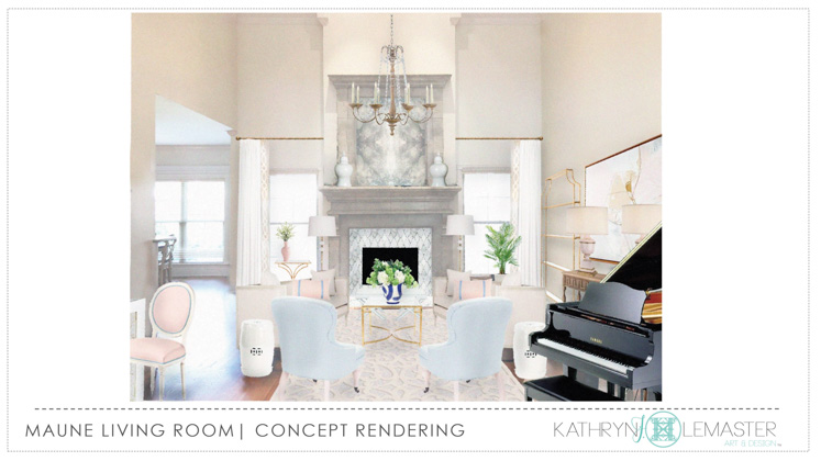 Top Arkansas lifestyle blogger, Jennifer from Maune Legacy, shares the process of working with a designer to create a transformational interior design plan.