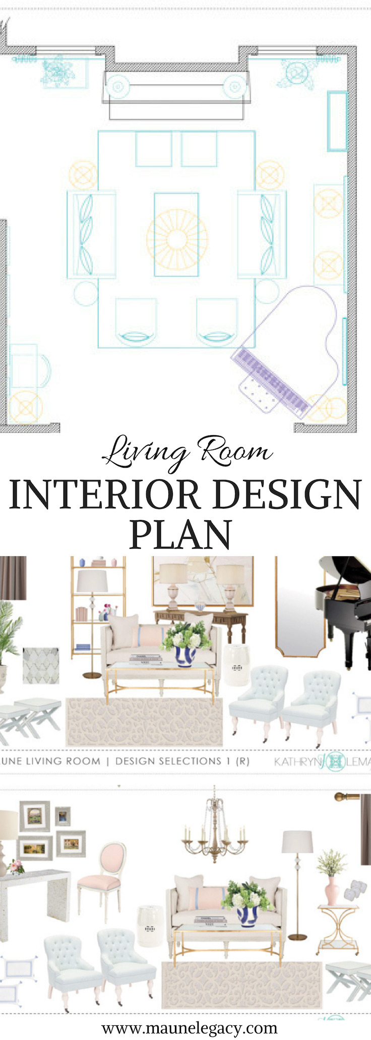Top Arkansas lifestyle blogger, Jennifer from Maune Legacy, shares the process of working with a designer to create a transformational interior design plan. Click here to see the plan!