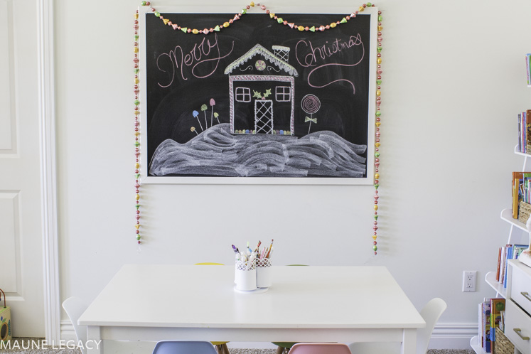 Top Arkansas lifestyle blogger, Jennifer from Maune Legacy, shares fun, whimsical playroom Christmas decorations ideas. Click here to see them all!