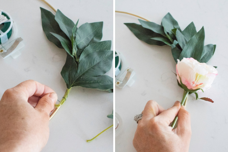 Top Arkansas lifestyle blogger, Jennifer from Maune Legacy, shares a gorgeous DIY Floral Hoop Wreath tutuorial perfect for any festivity. Click for details!