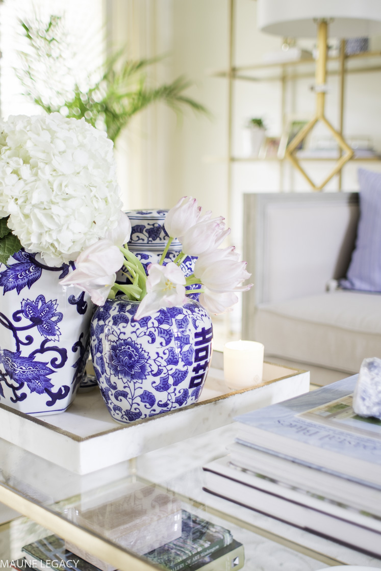 Top Arkansas lifestyle blogger, Jennifer from Maune Legacy, shares a spring home decor tour and blog hop with talented bloggers. Click for spring decor!