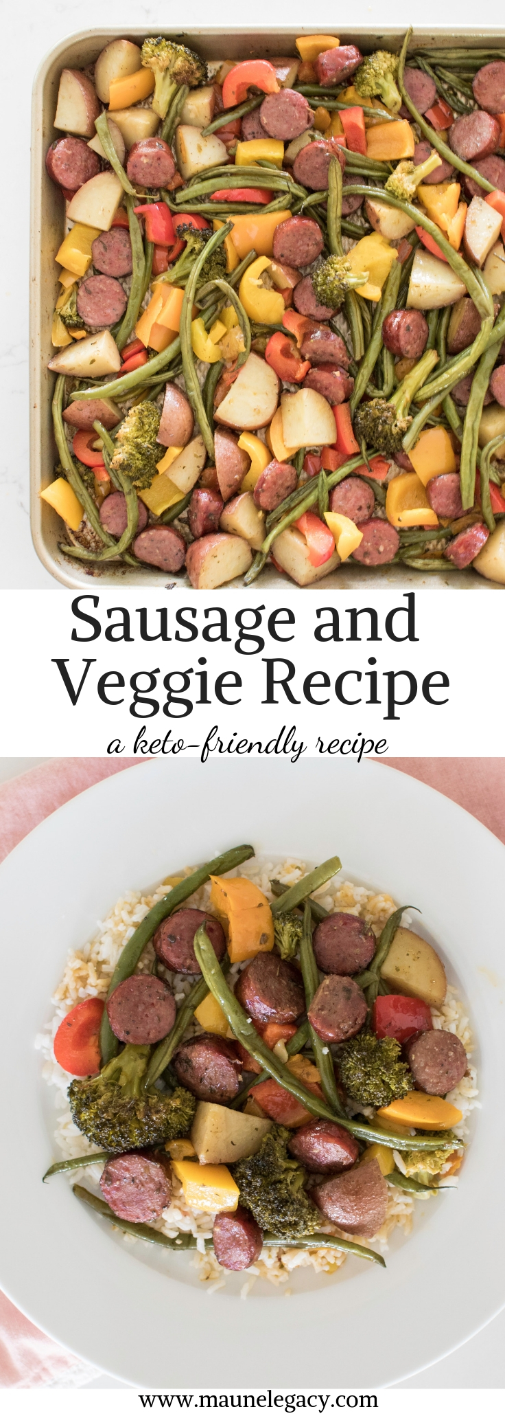 Top Arkansas lifestyle blogger, Jennifer from Maune Legacy, shares an easy keto-friendly sausage and veggie recipe. Click here for the recipe and more!