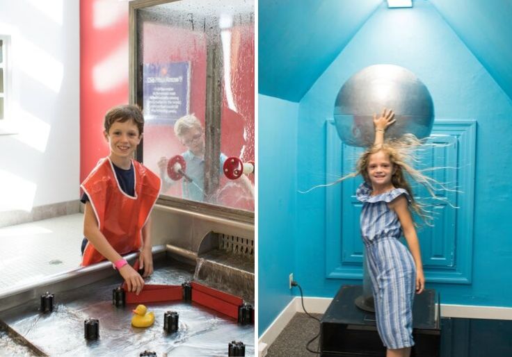 kids explore the Magic House in St Louis, MO