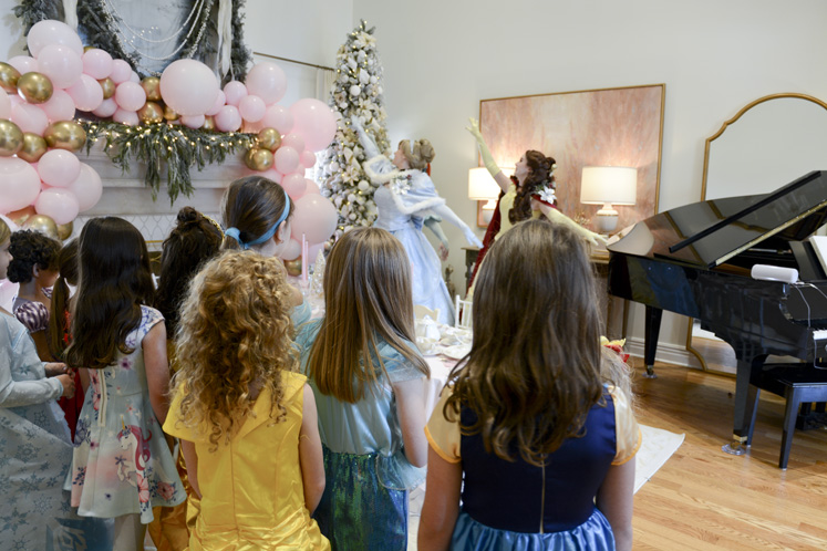 This magical Disney Princess Christmas Ball Birthday Party is full of party inspiration for your birthday princess. Disney Princesses were on hand to dance and celebrate, all while the girls enjoyed a tea party. Check out these Disney Princess birthday party ideas shared by top blogger, Jennifer Maune.