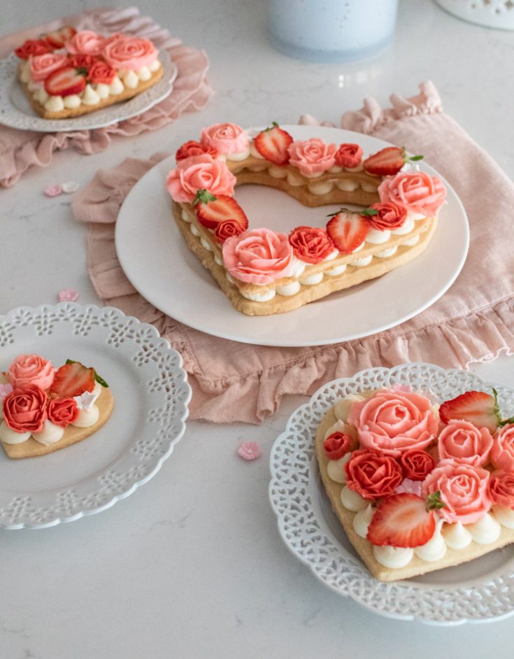 How to Make a Heart Cream Tart Cake | Recipes | Jennifer Maune