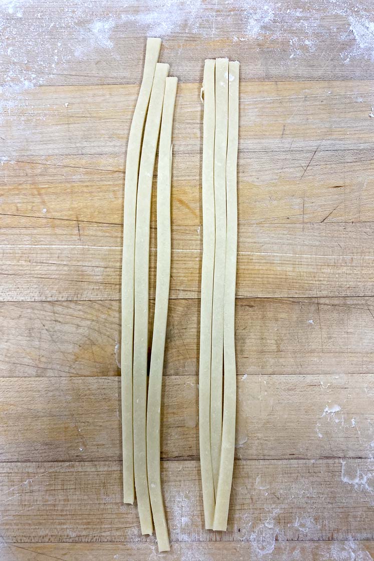 strips of dough to create a braided pie crust