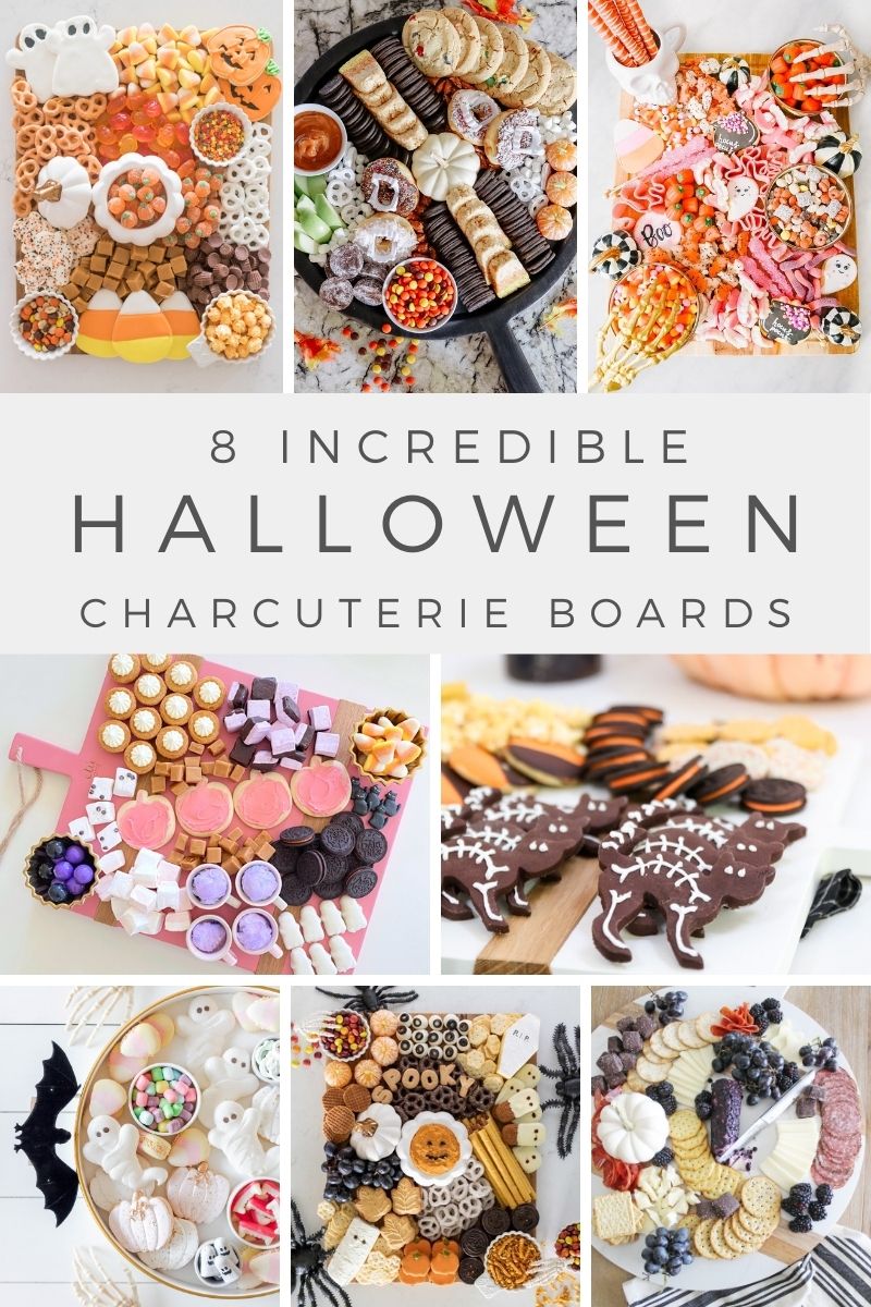 These 8 Halloween Charcuterie Board Ideas are perfect for an afternoon snack, a halloween school party, or a festive halloween party dessert. From colorful to spooky, you'll love these ideas for creating a halloween snack board are perfect for grazing on Halloween night, with items from Trader Joe's.