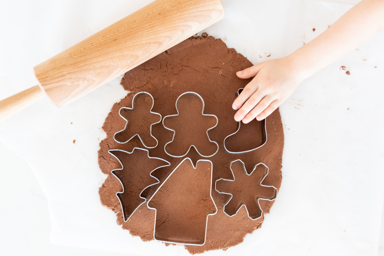 salt dough ornaments are easily cut into a variety of shapes making it a great craft for kids and adults