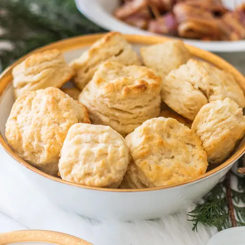 You'll love this recipe for the best homemade biscuits that include detailed instructions for creating a buttery, flaky homemade biscuit. These are a great addition to your breakfast or brunch menu.