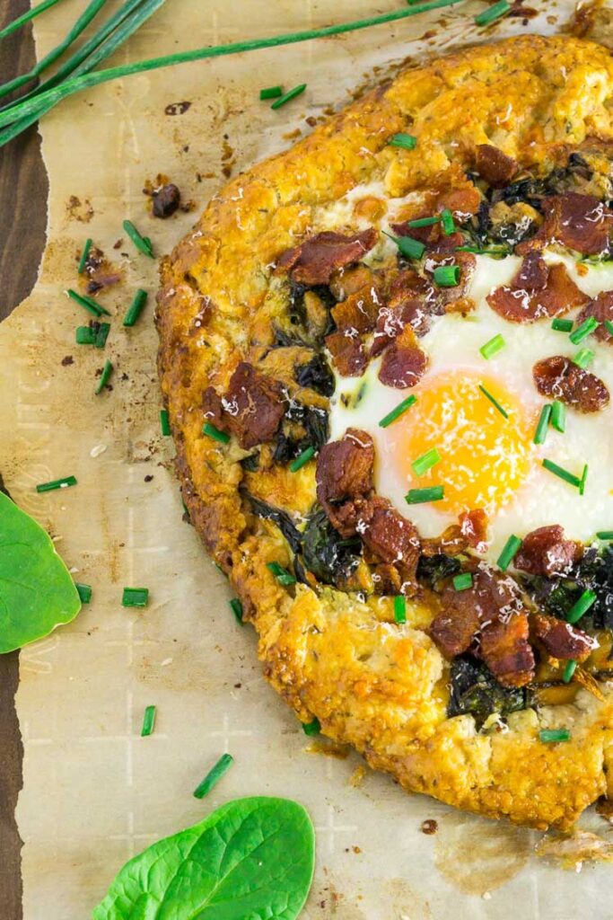 a gorgeous breakfast galette