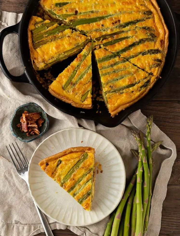 bacon and asparagus quiche
