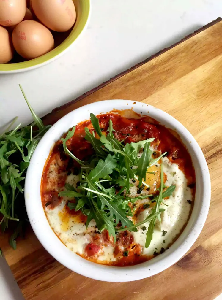 shashuka- morracan baked eggs