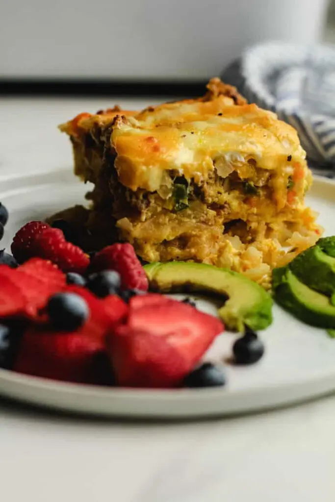 sausage and hash brown breakfast casserole