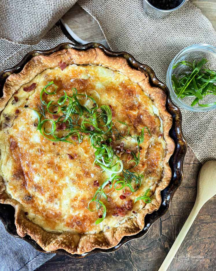 bacon and swiss cheese quiche