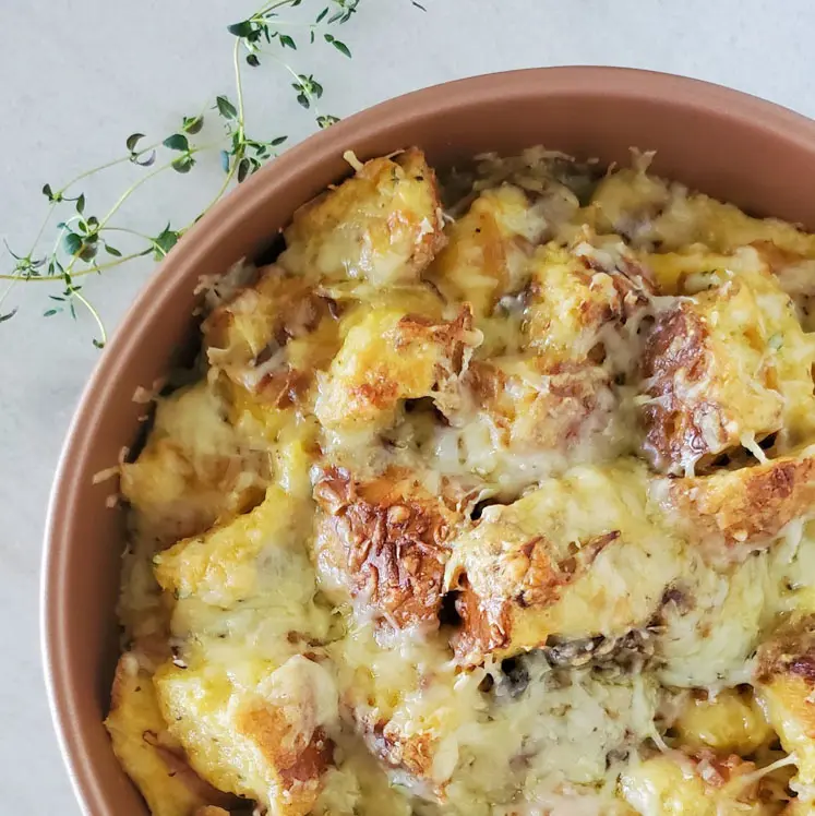 Egg & Gruyere casserole