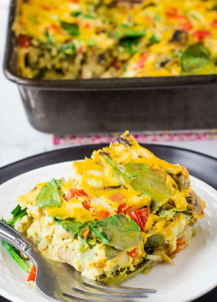 vegan breakfast casserole with hash browns