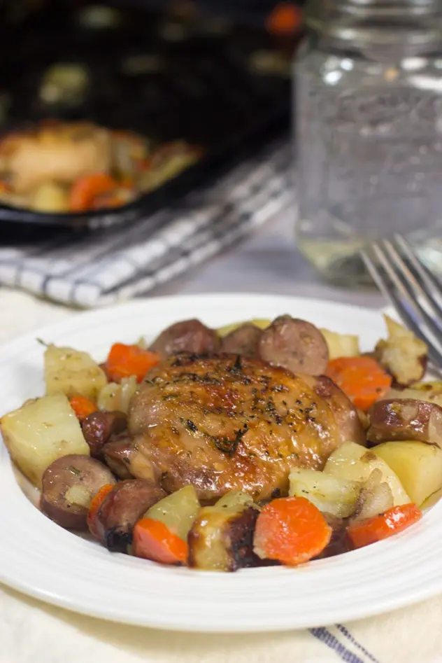 One-pan Roast Chicken and Potatoes