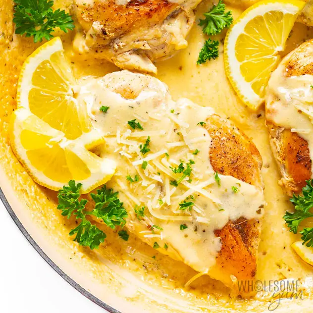 creamy lemon parmesan one pan chicken