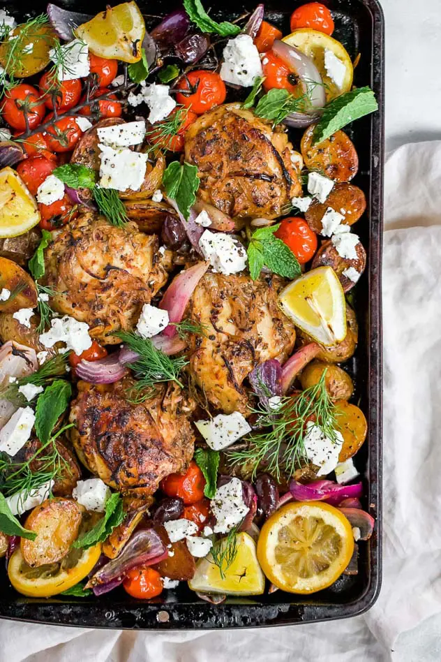 Greek Sheet Pan Chicken