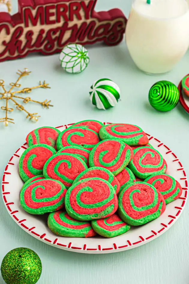 easy Christmas pinwheel cookie recipe