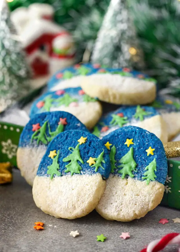 winter scene cookie recipe