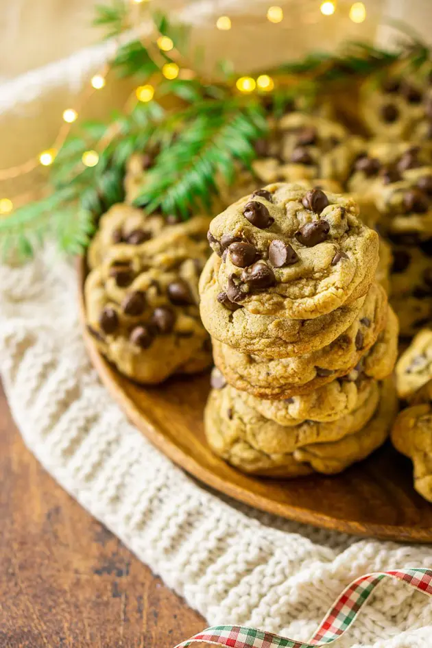 holiday spiced chocolate chip cookie recipe