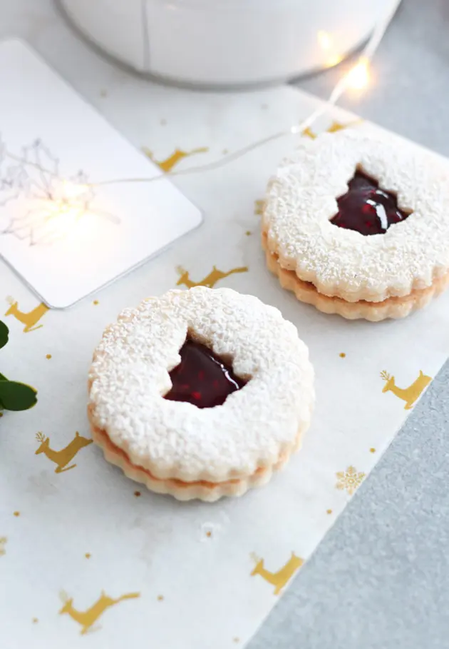 Christmas linzer cookie recipe