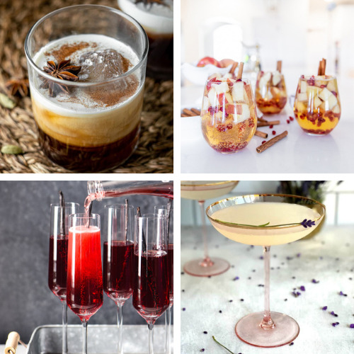 collage of cocktails for NYW