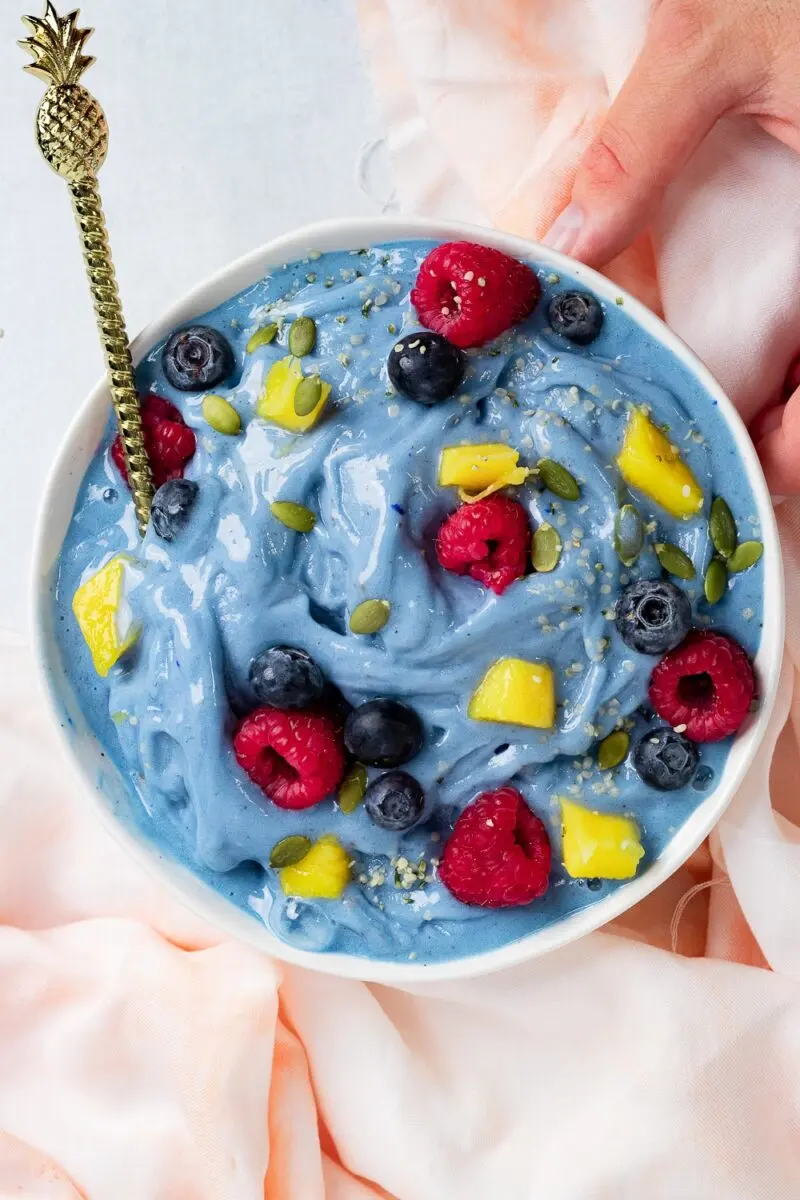 blue smoothie bowl recipe
